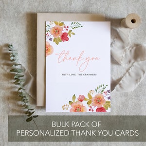 30x40cm große Dankeskarten, Dankeskarten Hochzeit, Dankeskarten Hochzeit, Dankeskarte Hochzeit, Dankeskarte Hochzeit / SKU: LNTHANKS25B | ZOEY