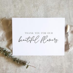 Wedding Vendor Thank You Card | Thank You Wedding Vendor | Wedding Day Appreciation Card image 2