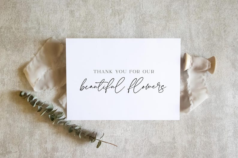 Wedding Vendor Thank You Card | Thank You Wedding Vendor | Wedding Day Appreciation Card image 2