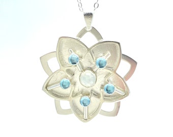 Icy Flower Pendant