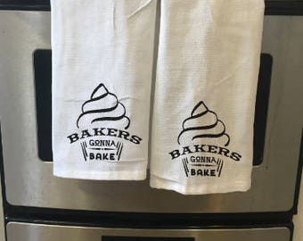 bakers gonna bake kitchen towel dish towels hand towels dishcloths - Bakers Gonna Bake Kitchen Redwork Embroidery Designs bakers gonna bake kitchen towel dish towels hand towels dishcloths - Bakers Gonna Bake Kitchen Redwork Embroidery Designs