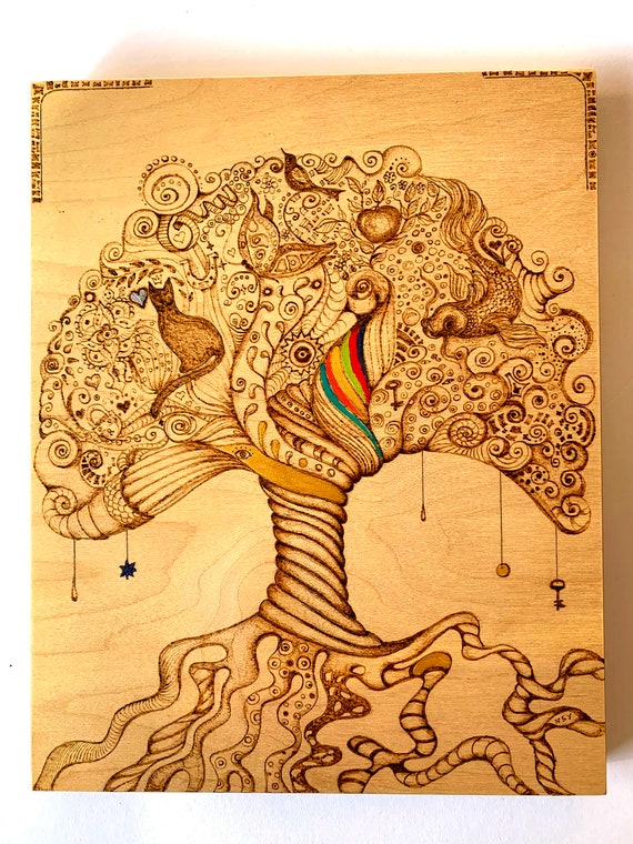 Tree Of Life Pyrography Tutorial – AYTLY