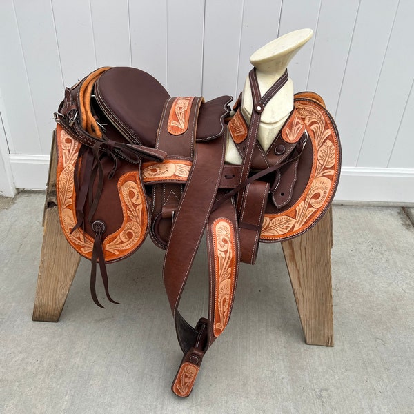 Rênes Charro Marron Pour Cheval - Nelidas Southern Imports - Neuves En Sachet