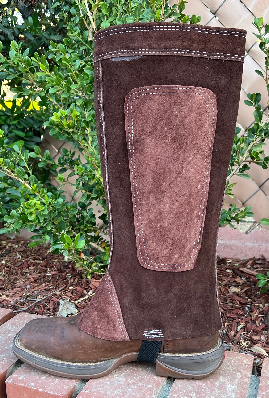 Polainas Charras Cortas Brown Half Chaps Charro main image 1
