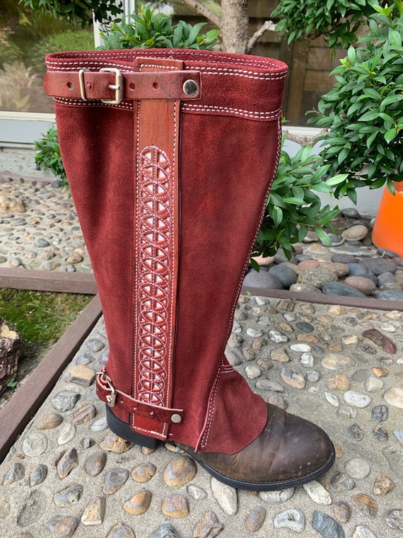 Clothing & Accessories COWBOY CHAPS SADDLE HORSE RIDING SHORT CHAPS