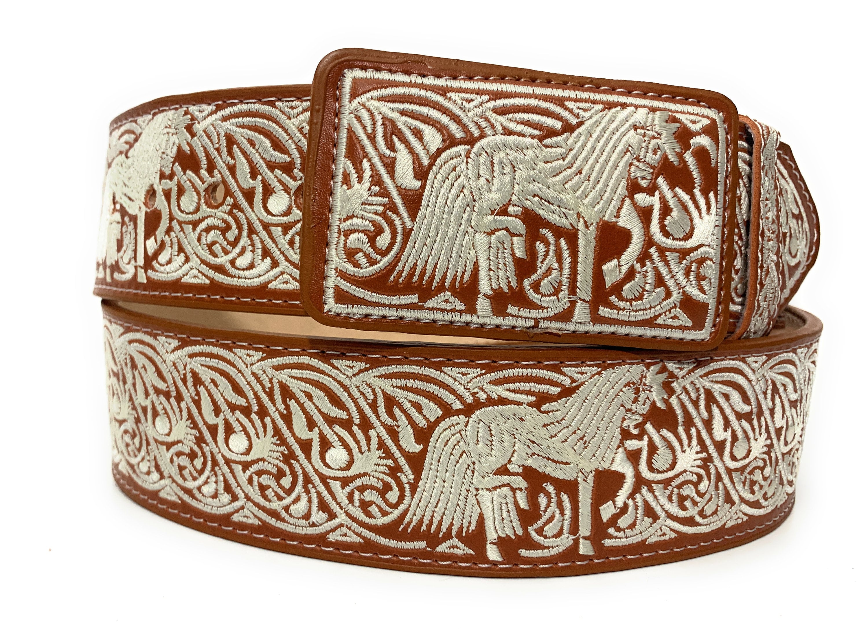 Cinto bordado. leather belt. Cinto - Etsy España