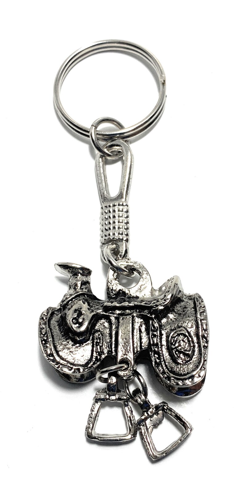 Western Cowboy Horse Saddle Key Chain. Llavero Vaquero Montura Etsy