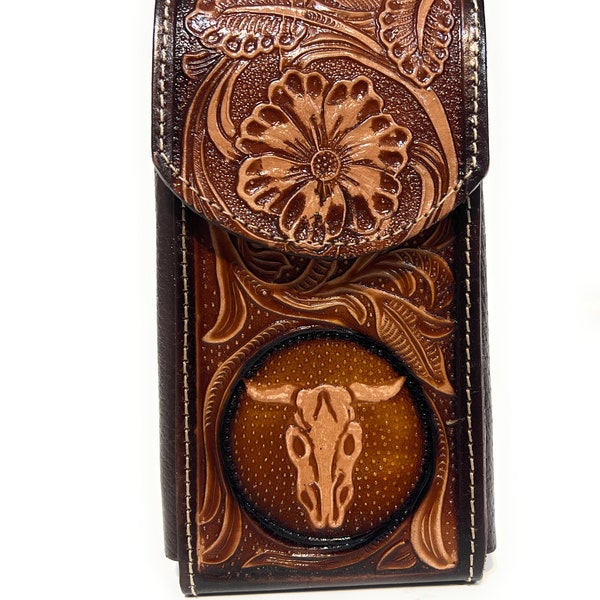 Leather Cell Phone Case With Belt Loop Etsy