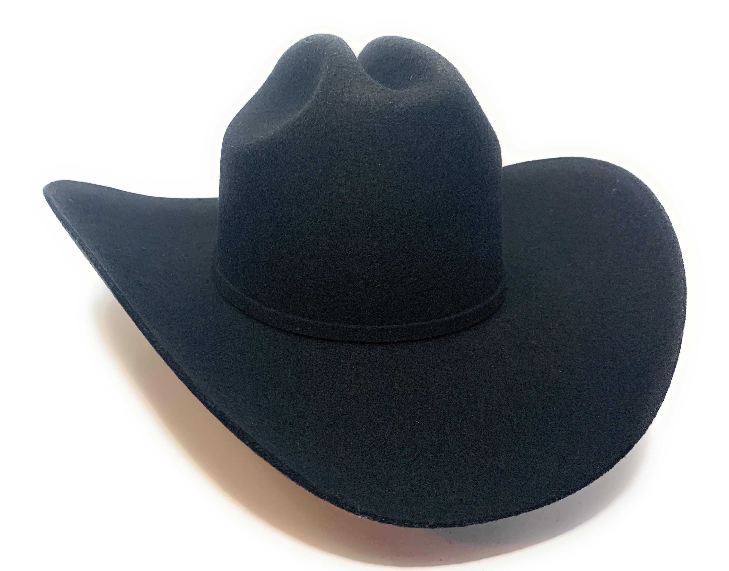 Men's Black Felt Western Hat. Cowboy Rodeo Black Hat. - Etsy Singapore