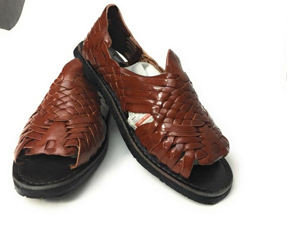 Huaraches Mexicanos. Schoenen Herenschoenen sandalen Mexicaanse leren Huarache sandalen voor heren 