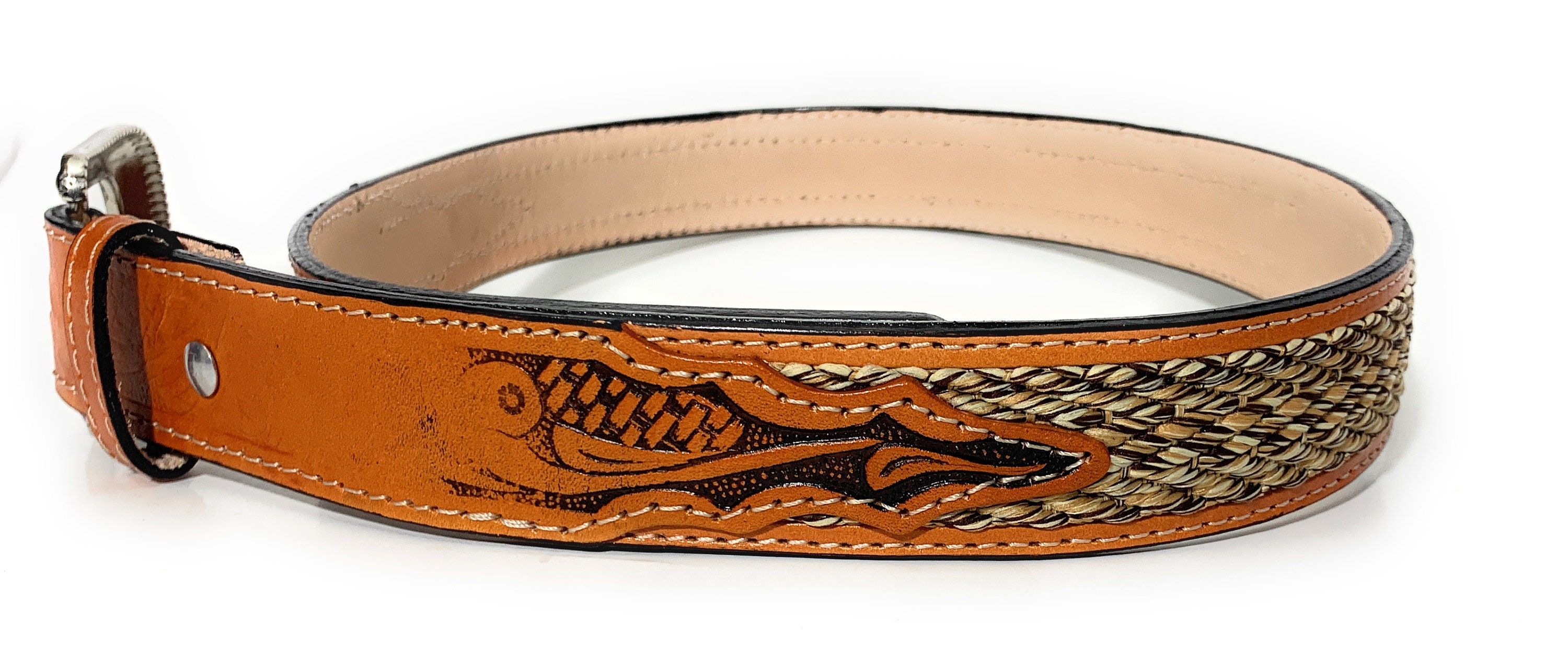 Mens Western Leather Belt . Cinto Vaquero. Cowboy Rodeo Belt - Etsy