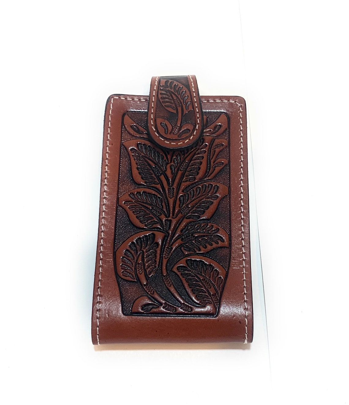 Western Cell Phone Case Heavy Duty Genuine Leather Cowboy Etsy