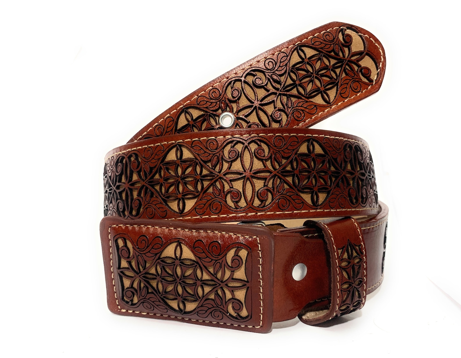 Authentic Mexican Charro Belt Cinto Vaquero Fino Etsy UK