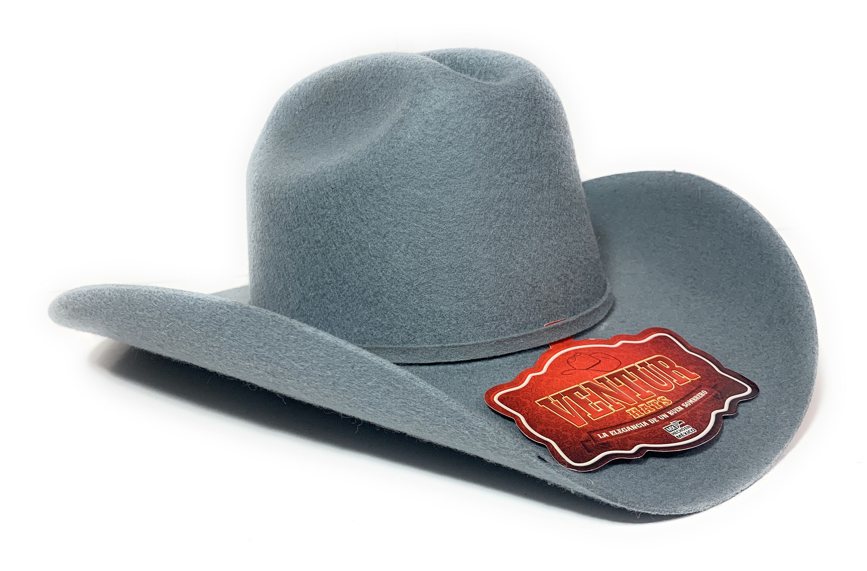 Men's Gray Felt Western Hat. Cowboy Rodeo Gray Hat. Etsy