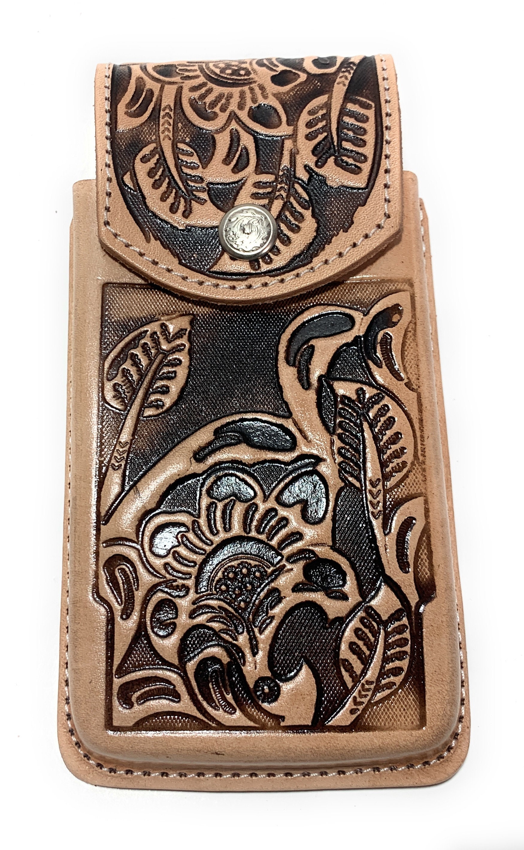Chedron Cowboy Belt with Knife and Cell Phone Case (Customizable)