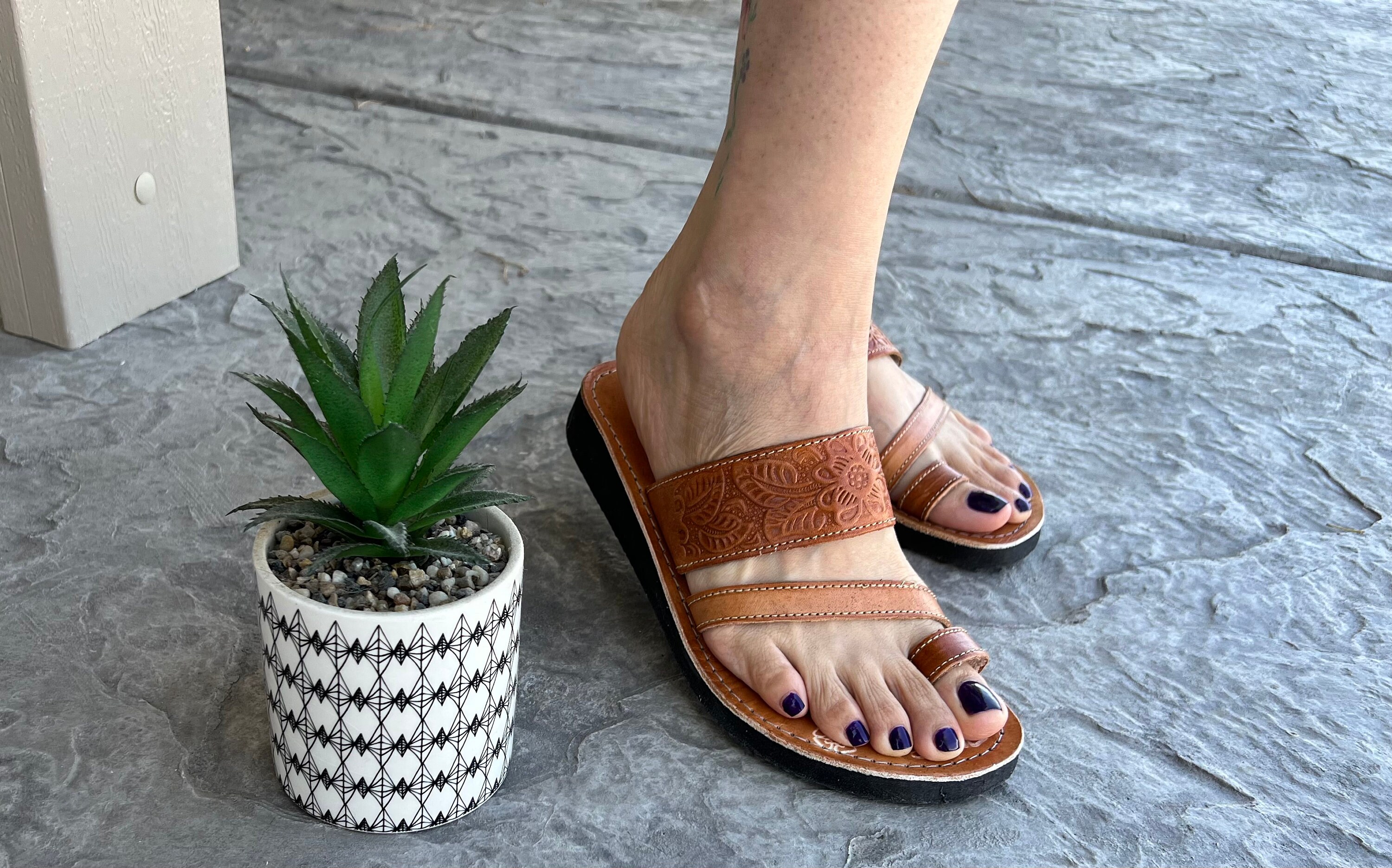 Original Mexican Huaraches Sandals . Women's Slip on Open - Etsy