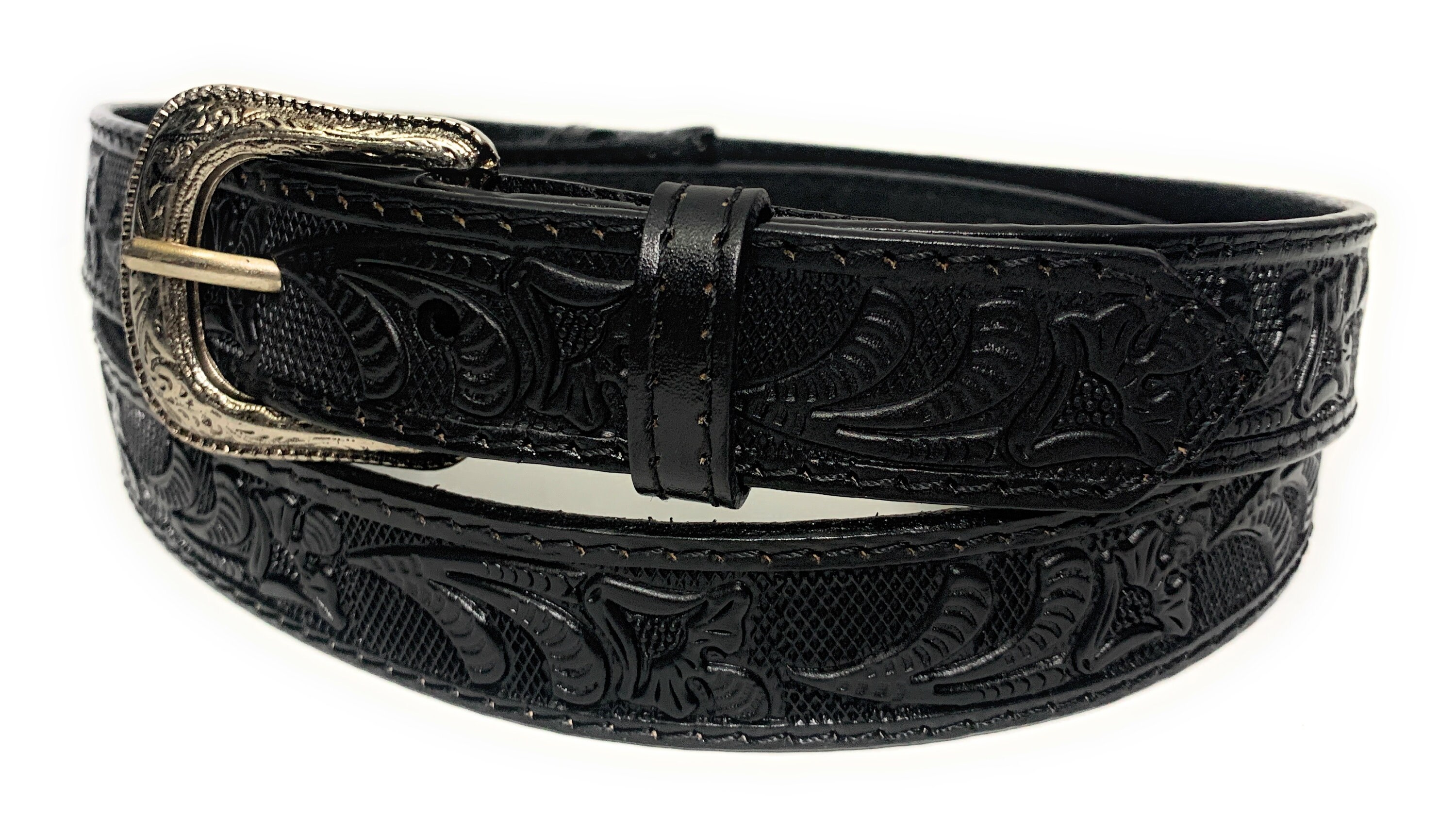 Kids Western Leather Belt. Tulip Decorated Little Cowboy Rodeo Etsy