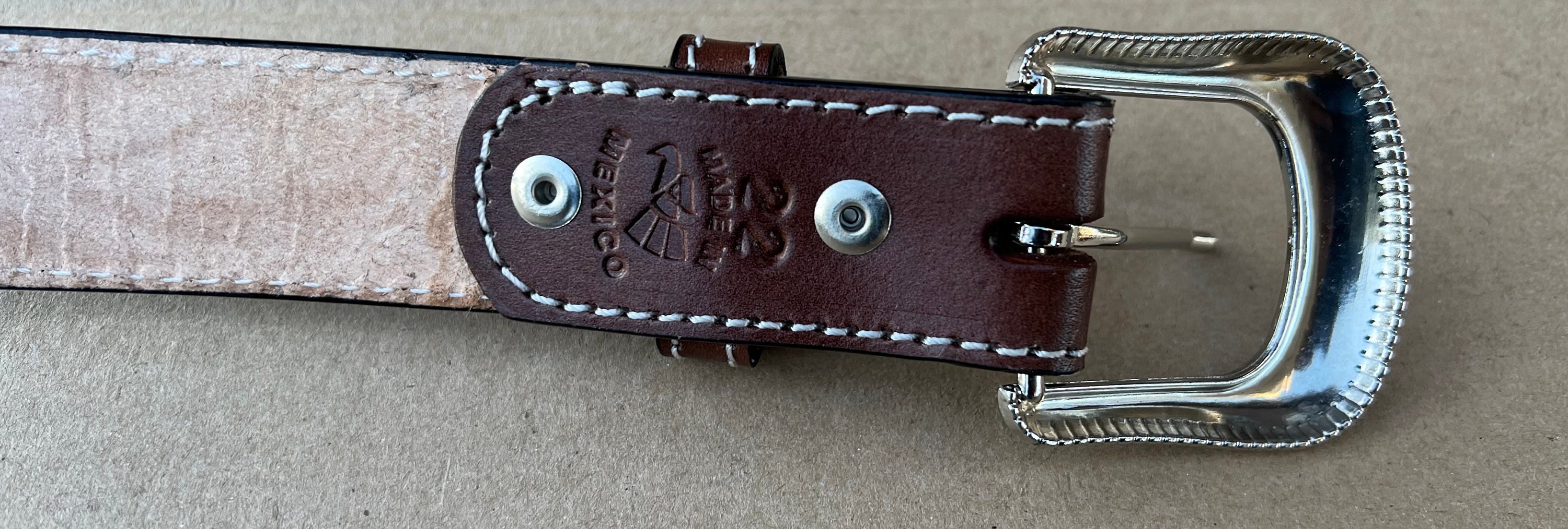 Kids Western Leather Belt. Horse Longhorn Decorated Heavy Duty - Etsy