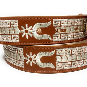 Black Authentic Charro Belt Cinto Charro Vaquero ens Western Belt at Aazon en’s Clothing store