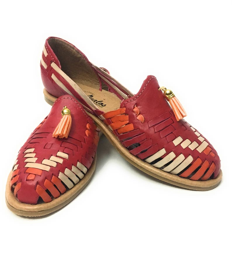 womens leather huarache sandals