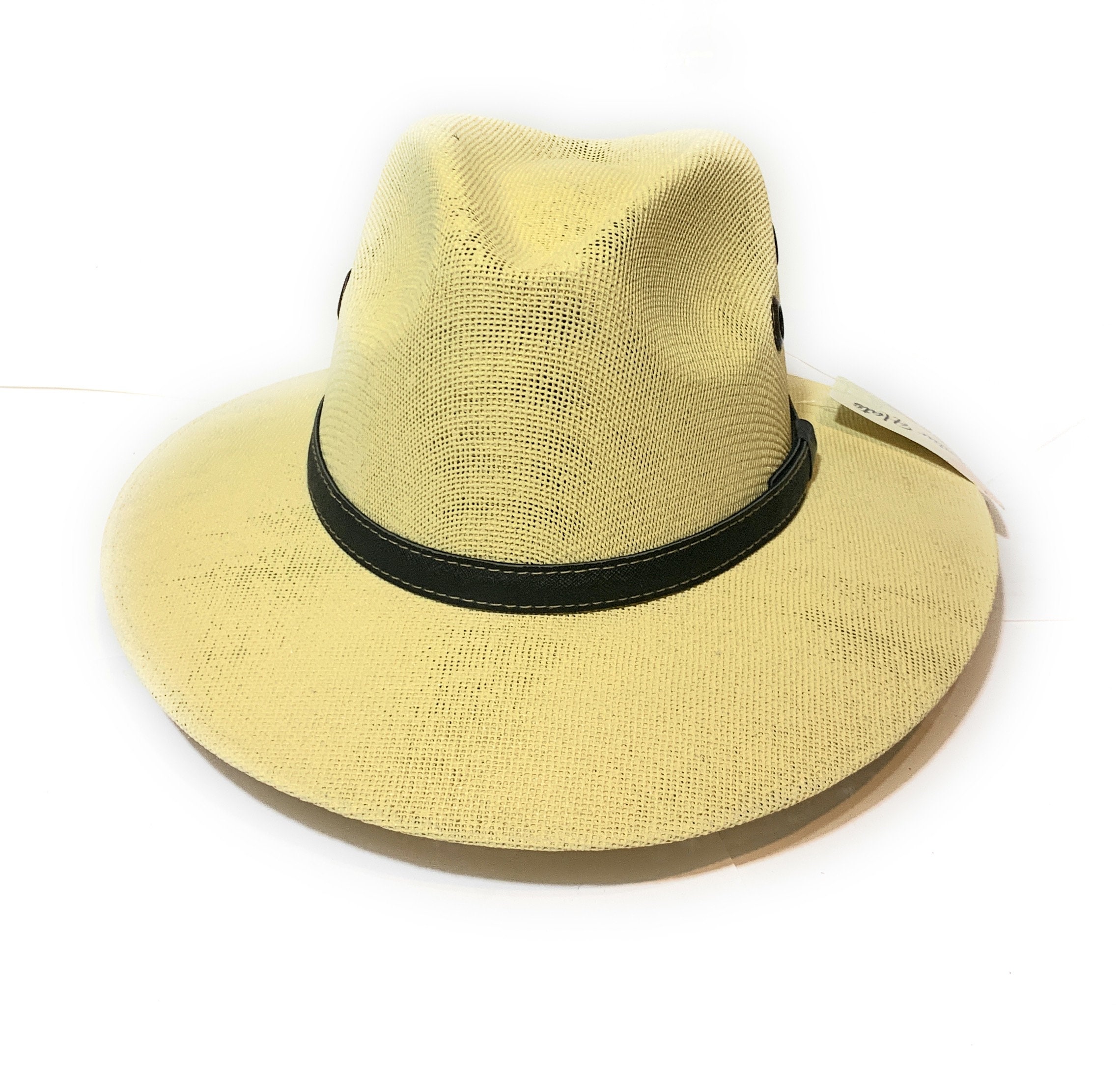 Men's Panama Style Summer Hat Light Weight Beach Style Hat Etsy