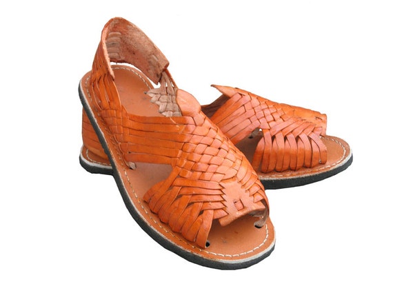 huaraches de piel mexicanos