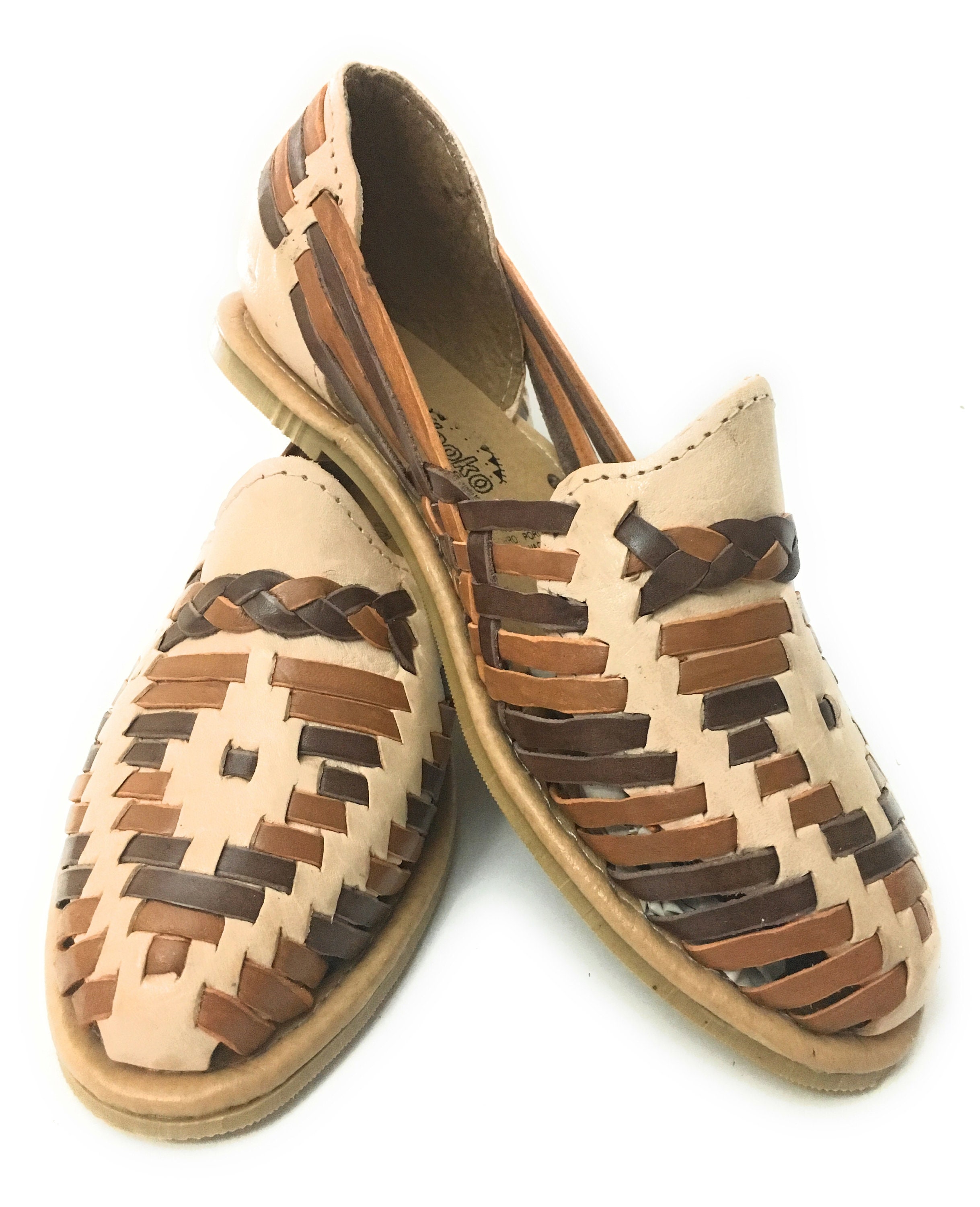 sandales huaraches cuir