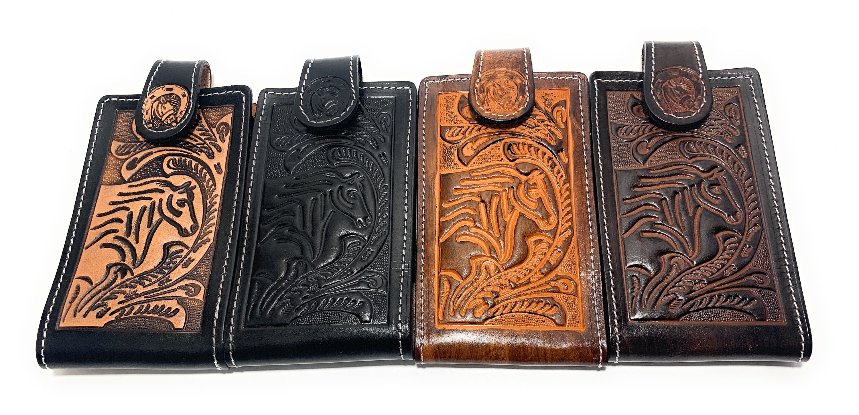 Western Cell Phone Case, Heavy Duty Genuine Leather Cowboy Rodeo Cell…