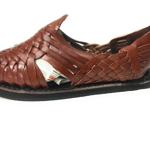 MENS LEATHER HUARACHES Mexican Sandals With Tire Sole all - Etsy