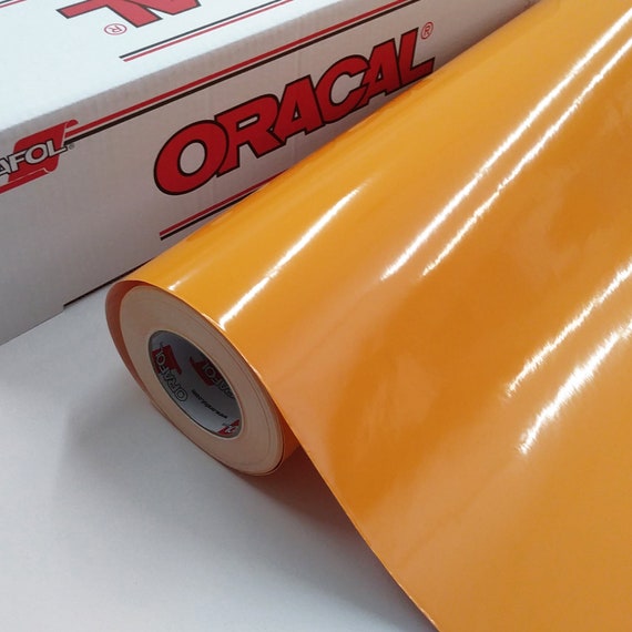 12/" x 5 ft ORANGE Reflective Vinyl Adhesive Cutter Sign Hight Reflectivity