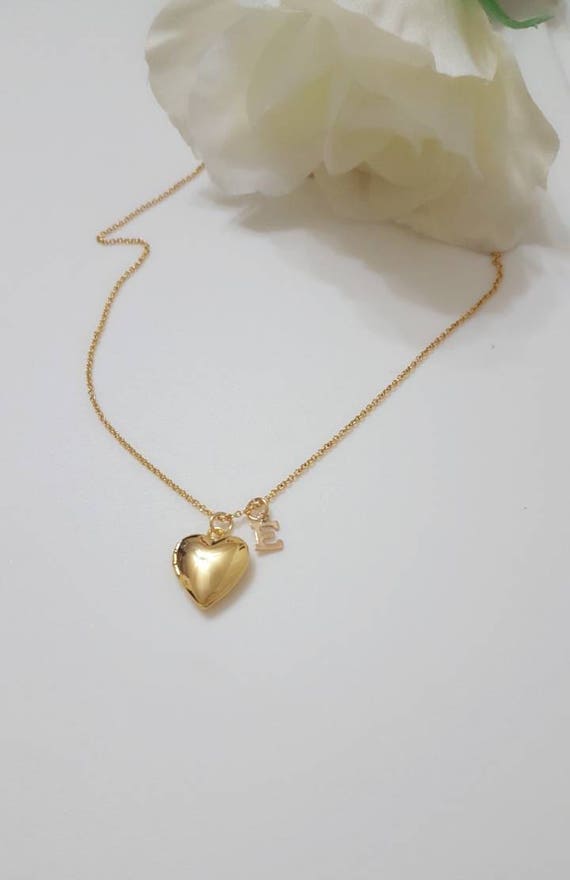 heart locket gold