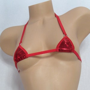 K-Style 2 1/2&quot; Mini with G-String-Red Mystique with Red Trim-S/M