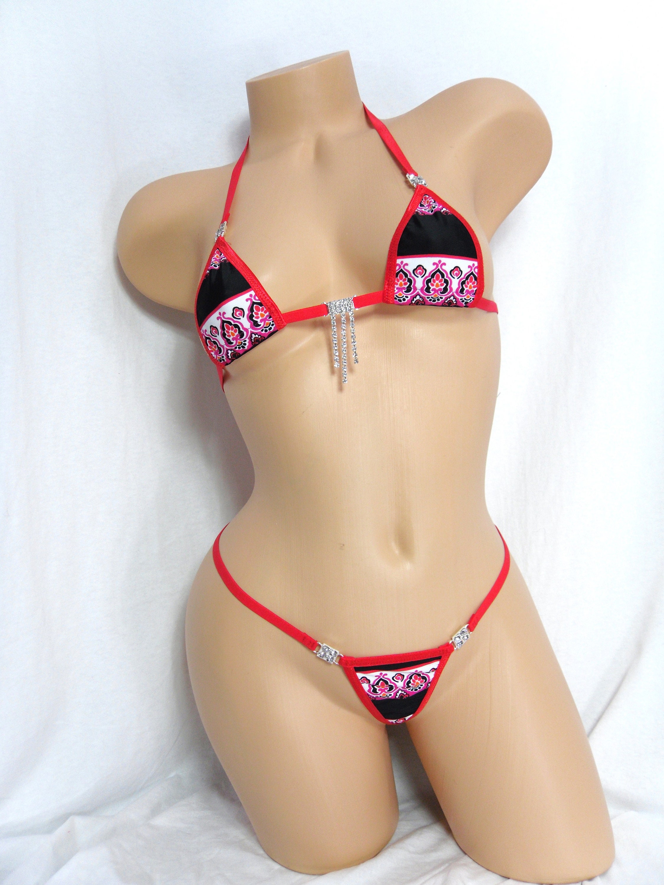 ビキニ VINAJ Line Micro Shorts Bikini Panty 4BKH243 Line Mini Short Bikini Panties (Black) - VINAJ | 60% - Asian