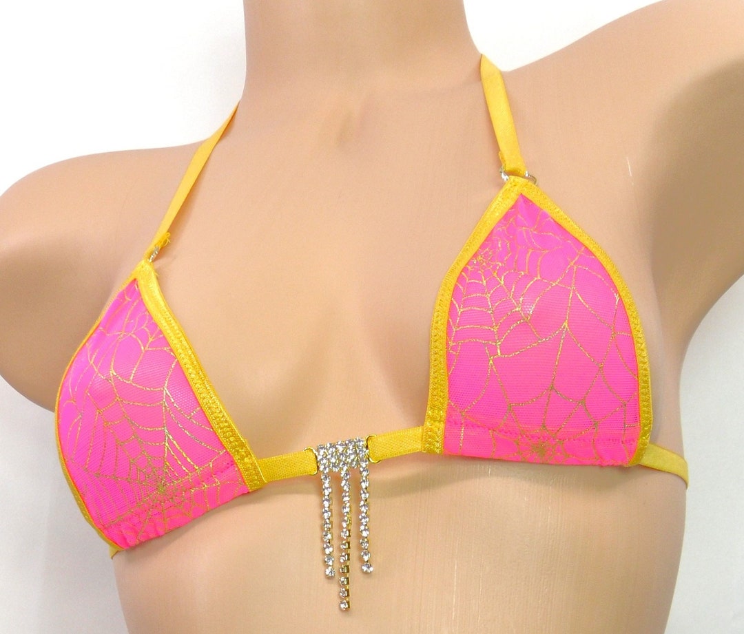 Floodline G-string (metallic pink, S)