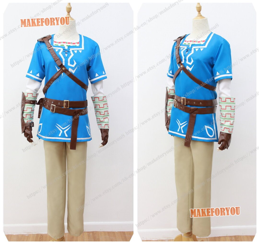 Custom The Legend of Zelda Costume, Red Link Costume, Link Red Cosplay  Costume