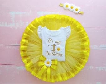 Daisy First Birthday Outfit for Baby Girl Sale