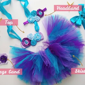 Little Mermaid First Birthday Tutu Outfit Under the Sea - Etsy