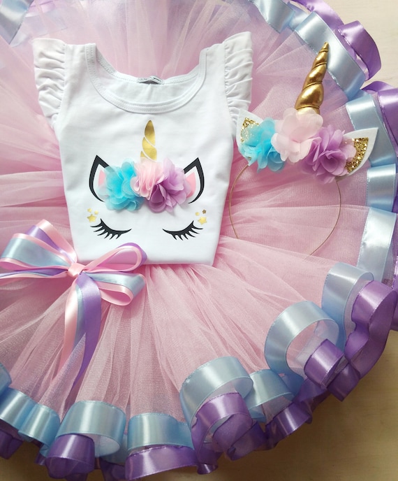 unicorn tutu set birthday