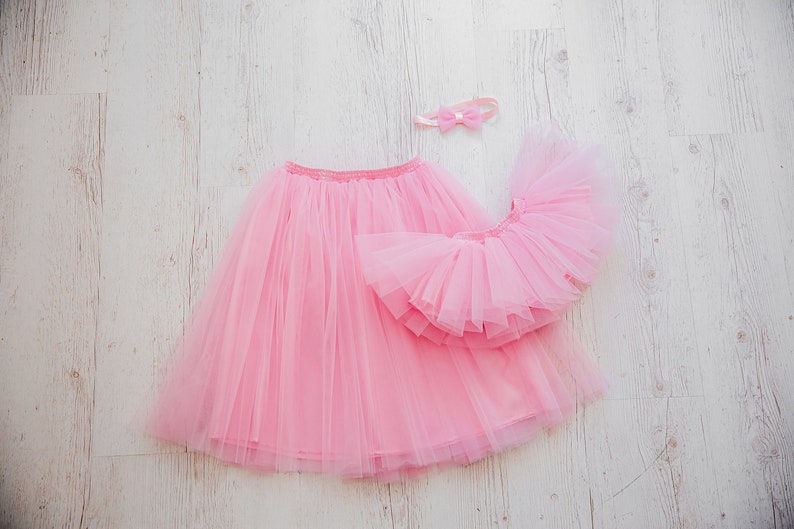 Mother Daughter Tutu Skirts Pink Matching Tutu Mommy And Me Etsy
