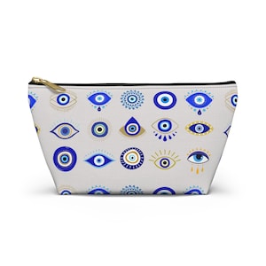 Evil eye accessories bag, evil eye makeup bag, evil eye bag