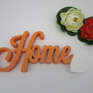 Home scritta in legno, scritta decorativa, carattere decorativo, arredamento casa, lettere di legno, decorazione casa, regalo originale