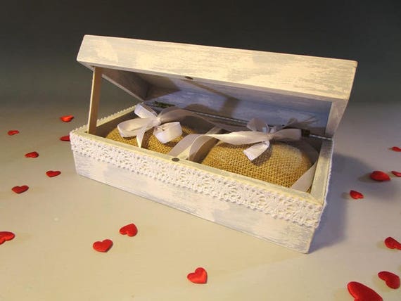 CD CUSTODIA DI LEGNO DECOUPAGE CALAMITA chiusa per