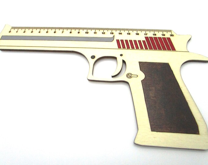 Variable Magic Ruler Gun Wooden Ruler,