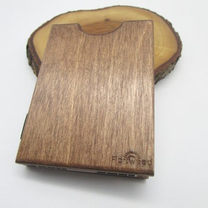 Portafoglio in legno, porta carte in legno, portafoglio da uomo, portafoglio sottile, portafoglio carta di credito, portafoglio Fiartwood