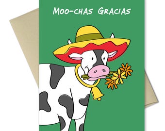 Funny Thank you Card - Thank you cards - Note Cards - Animal Cards - Punny cards - Humor cards - Thank You Notes - For Friend - For Coworker