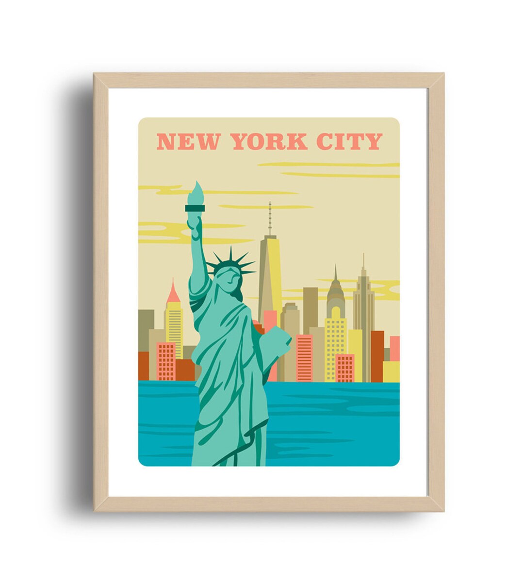 New York City Art Print Home Decor New York City Art Etsy