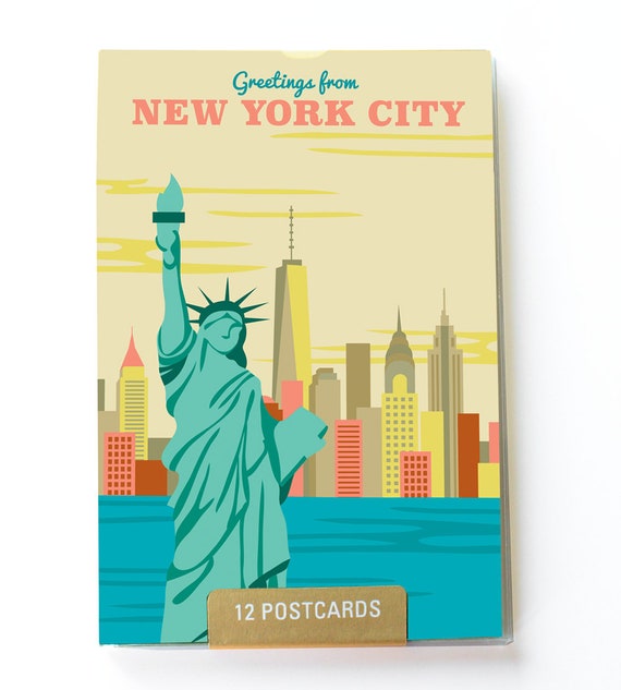 New York City Postcard - City Postcards - New York Postcard Set