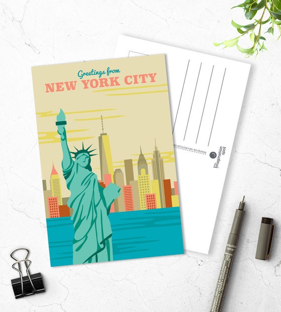 New York City Postcard - City Postcards - New York Postcard Set
