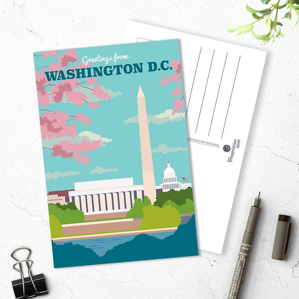Washington Postcards Etsy