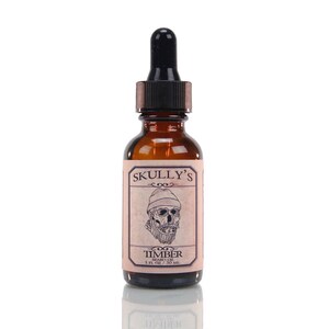 Skully&#39;s houtbaardolie 1 oz | Amber Baardolie voor mannen